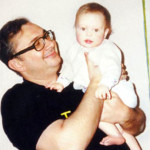 С дочерью Алисой в 2000 году