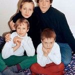 Михаил Ефремов с детьми