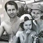 С женой Ириной и сыном Андреем