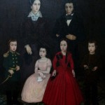 Пушкин с женой и детьми